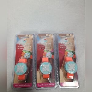 SET of 3 “Jewelbots” Smart, Light Up ,Friendship Bracelet ,Codeable- NEW